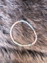 Load image into Gallery viewer, Pastel Morganite Bracelet - Smaller Beads
