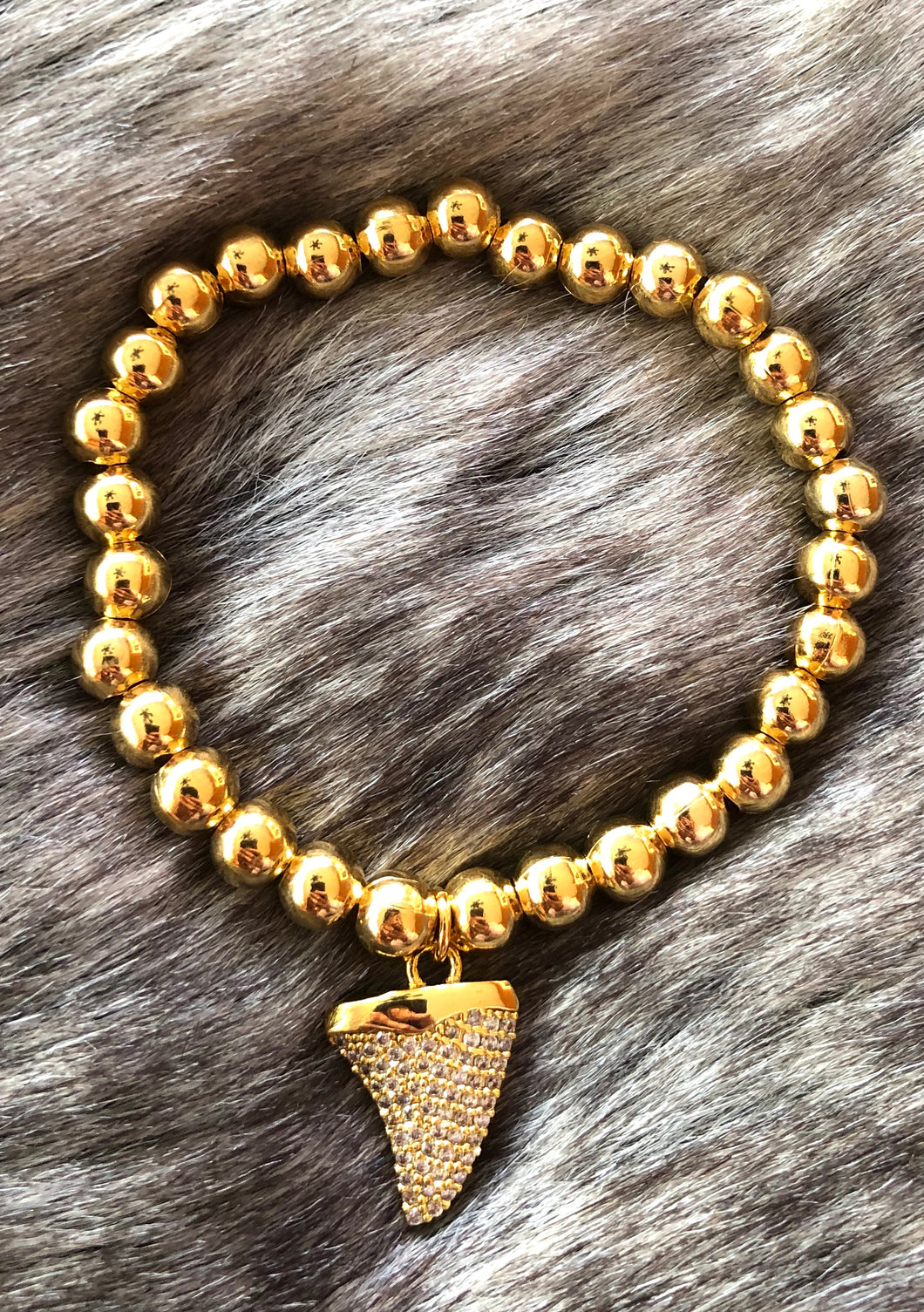 Pave Shark Tooth Bracelet