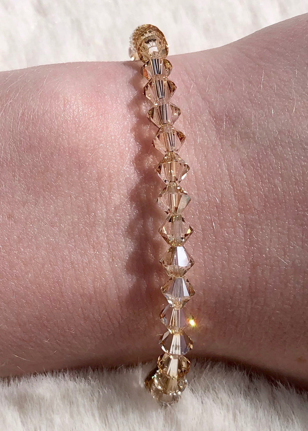 Swarvoski Crystal- Champagne Tones